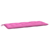 Vidaxl Garden Bench Cushion 120x50x7 cm tessuto rosa