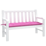 Vidaxl Garden Bench Cushion 120x50x7 cm tessuto rosa