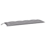 Vidaxl Garden Bench Cushion 150x50x7 CM Oxford Fabric Gray