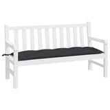 Vidaxl jardin banc coussin 150x50x7 cm tissu oxford noir