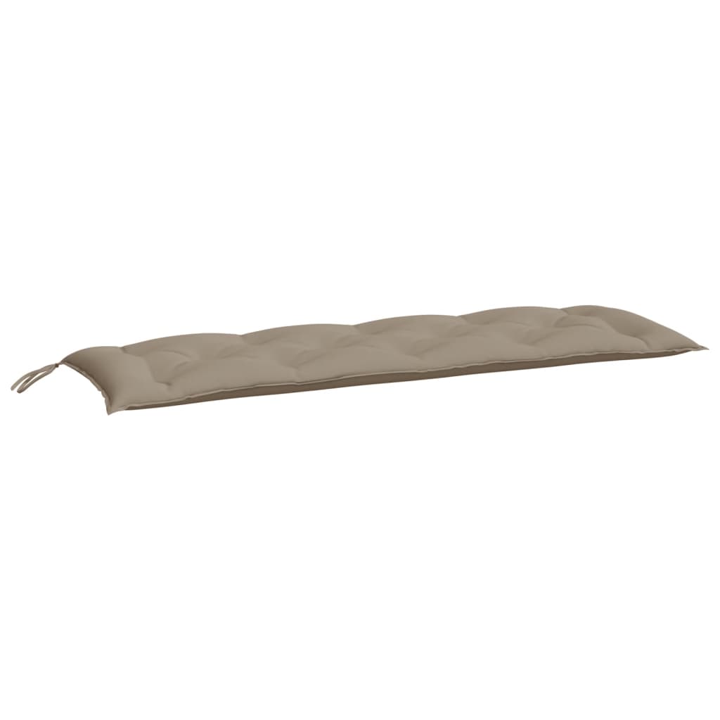 Vidaxl Garden Banch Cushion 150x50x7 cm tessuto Oxford Taupe