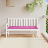 Vidaxl jardin banc coussin 150x50x7 cm oxford tissu rose