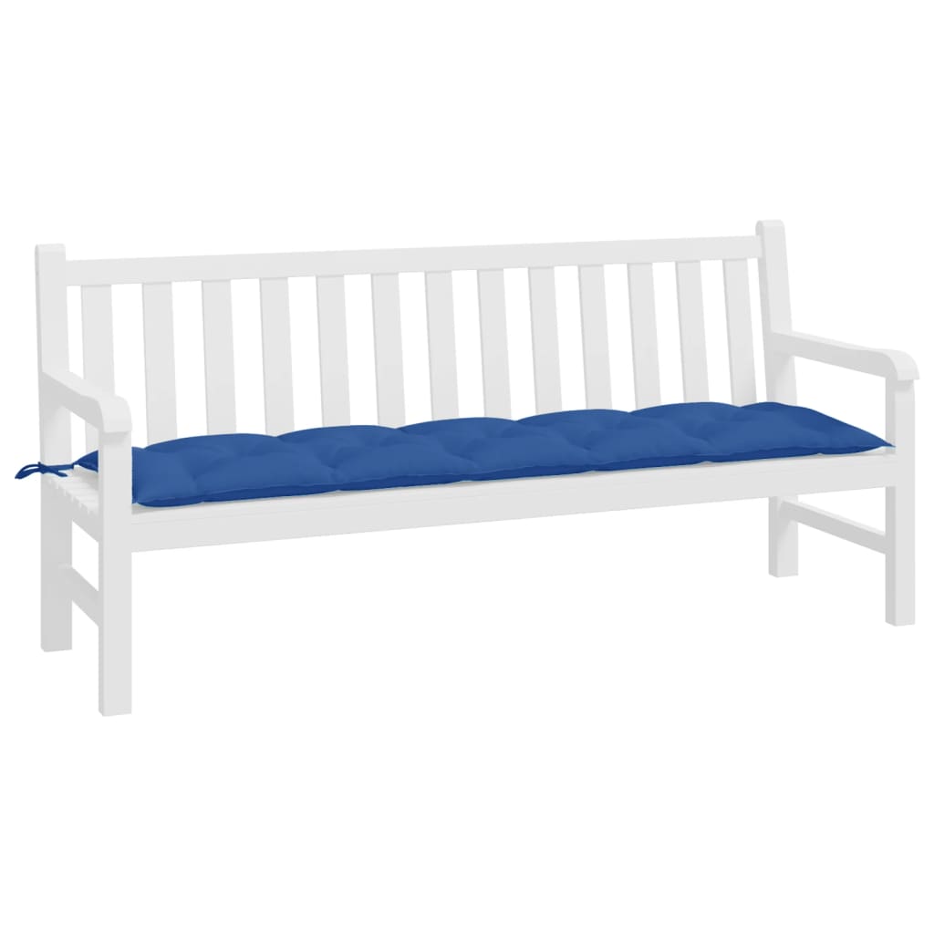 Vidaxl jardin banc coussin 180x50x7 cm oxford tissu royal bleu