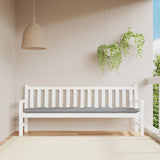 Vidaxl Garden Bench Kissen 200x50x7 cm Oxford Stoff grau