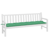 Vidaxl Garden Bench Cushion 200x50x7 CM Fabric Green