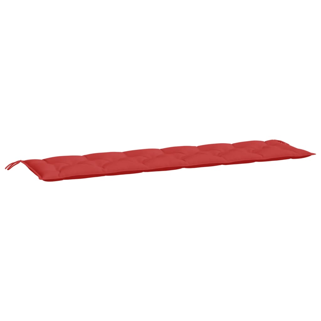 Vidaxl Gartenbank Kissen 200x50x7 cm Stoff rot