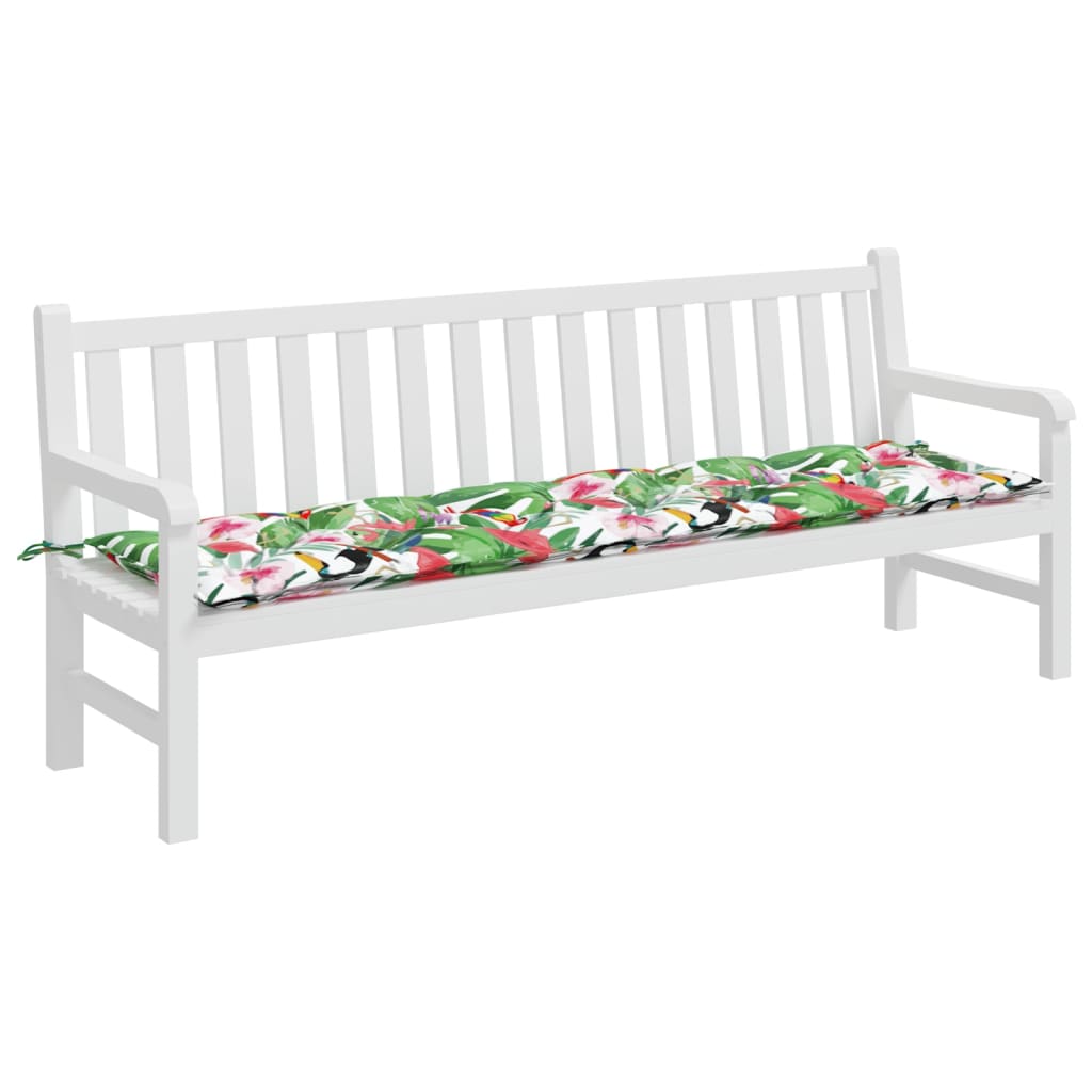 Vidaxl Garden Bench Poduszka 200x50x7 cm Multi -Colored