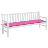 Vidaxl Garden Bench polštář 200x50x7 cm tkanina růžová