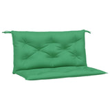 Vidaxl Garden Banc Cushions 2 PCS 100x50x7 cm Oxford Fabric vert