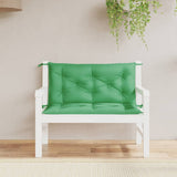 Vidaxl Garden Banc Cushions 2 PCS 100x50x7 cm Oxford Fabric vert