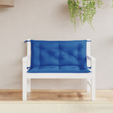 Vidaxl Garden Bench Poduszki 2 szt. 100x50x7 cm Oxford Fabric Blue