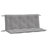 Vidaxl Gaartbank Këssen 2 PC 120x50x7 cm Oxford Stoff Grey