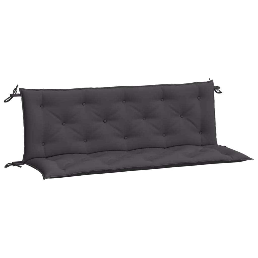 Vidaxl Garden Bench Puder 2 St 150x50x7 cm Oxford Stof Anthracite Farvet