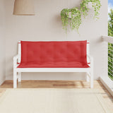 Vidaxl Garden Bench CUDIONS 2 ST 150X50X7 CM Oxford Fabric Red