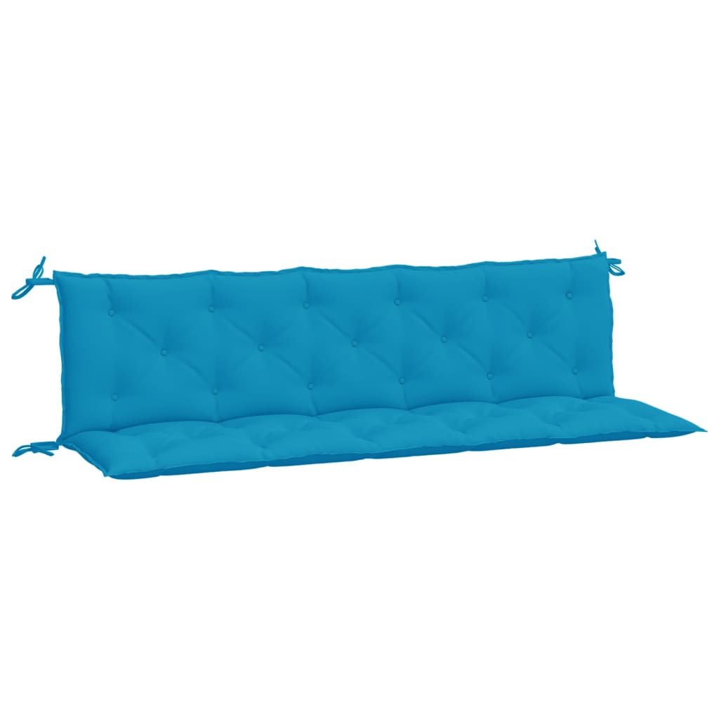 Vidaxl Garden Bench Cushions 2 ST 180x50x7 CM Oxford Fabric Azul