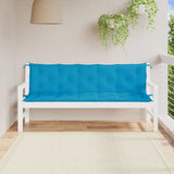 Vidaxl Garden Bench Cushions 2 ST 180x50x7 CM Oxford Fabric Azul