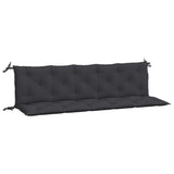 Vidaxl Garden Bench Puder 2 St 180x50x7 cm Oxford Stof sort sort