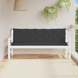 Vidaxl Garden Bench Puder 2 St 180x50x7 cm Oxford Stof sort sort