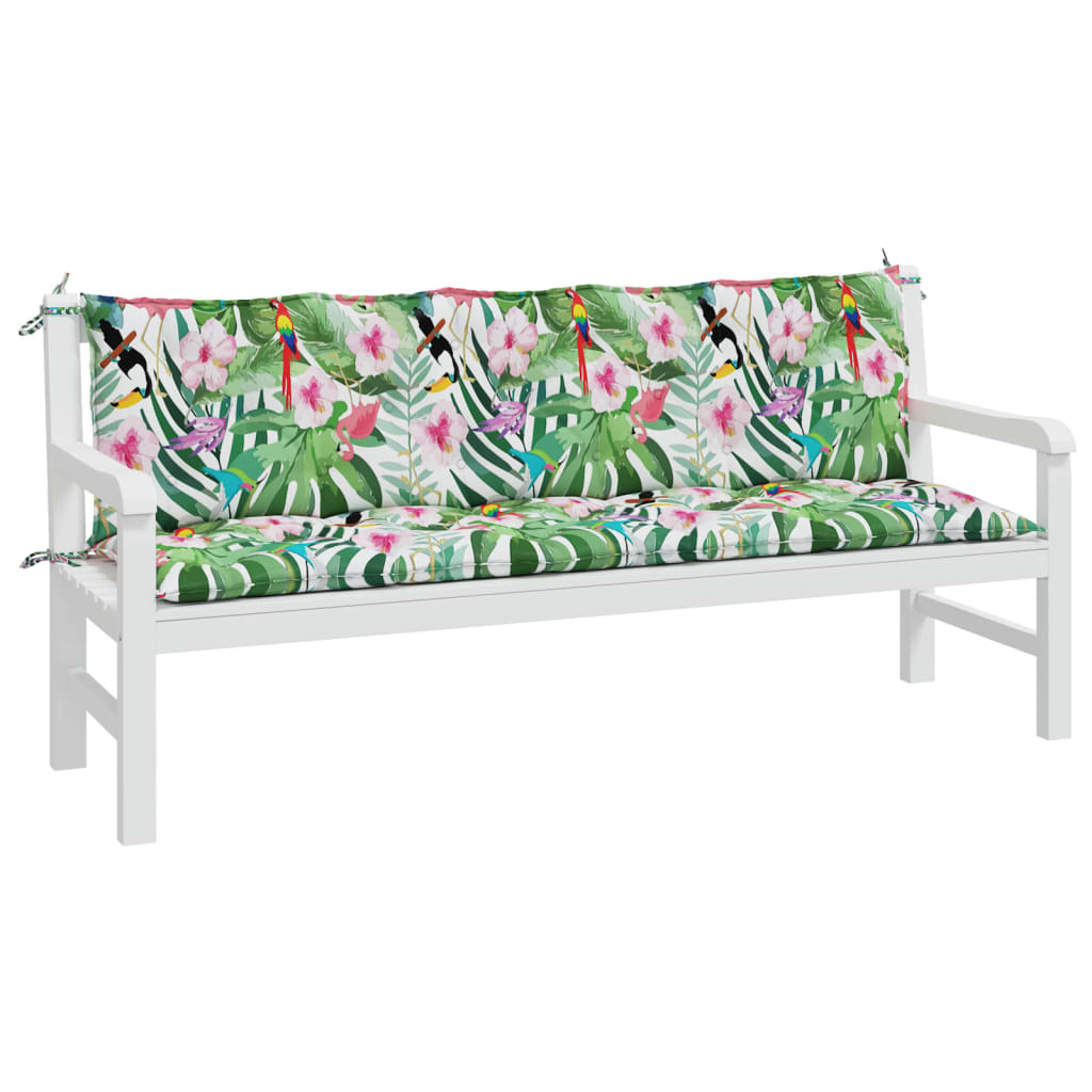 VIDAXL Garden Bench Blaphions 2 St Oxford tkanina večkolorna