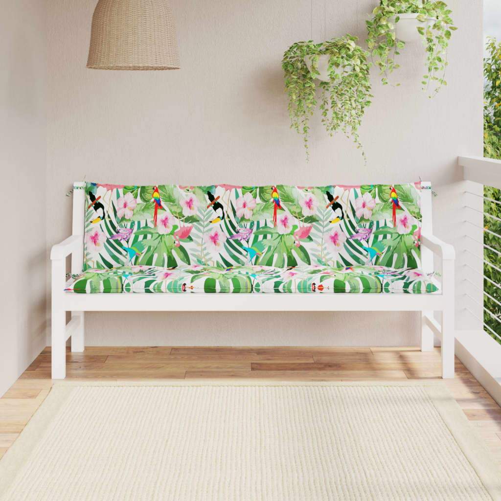 VIDAXL Garden Bench Blaphions 2 St Oxford tkanina večkolorna