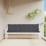 Vidaxl Garden Bench Cushions 2 ST 200x50x7 CM Oxford Fabric Antracita