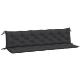 Vidaxl Garden bench cushions 2 ST 200x50x7 cm Oxford fabric black