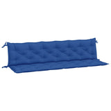 Vidaxl Garden Bench CUDIONS 2 ST 200x50x7 CM Oxford Fabric Blue