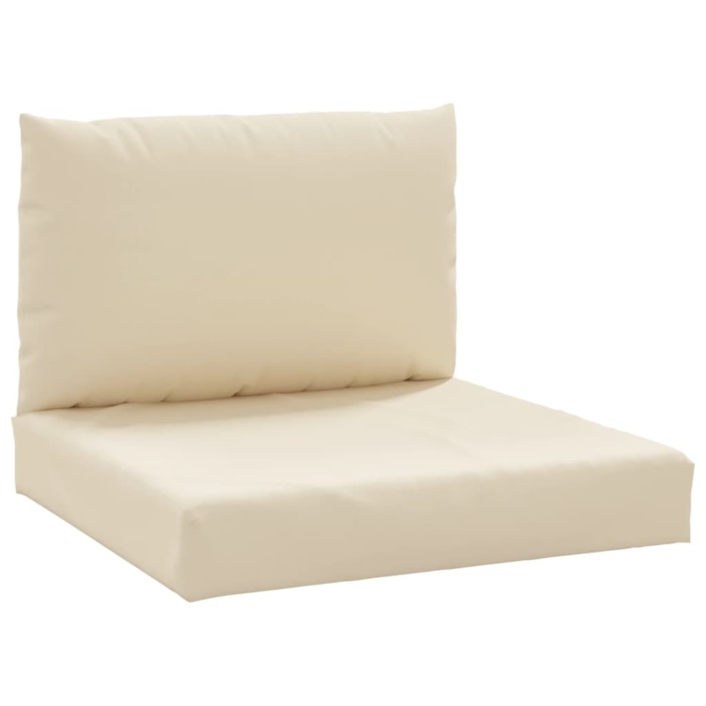 Vidaxl Pallet Cushions 2 St Fabric Beige