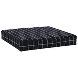 Vidaxl Pallet Cushion kontrollerade 60x60x8 cm Oxford tyg svart