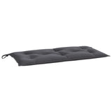 Vidaxl Garden Bench Cushion 110x50x7 CM Oxford Fabric Anthracite -färgad