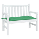 Vidaxl Garden Bench Cushion 110x50x7 cm Oxford Fabric Green