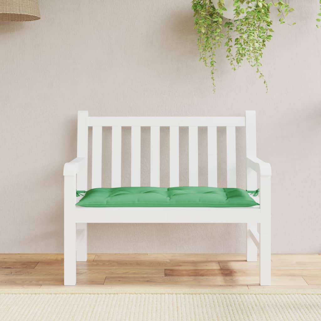 Vidaxl Garden Bench Cushion 110x50x7 cm Oxford Fabric Green