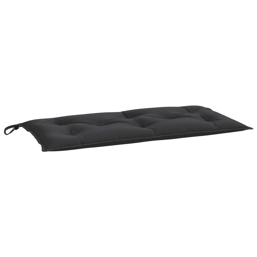 Vidaxl Garden Bench Kissen 110x50x7 cm Oxford Stoff schwarz