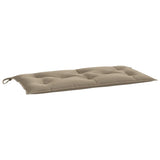 Vidaxl Garden Bench polštář 110x50x7 cm oxford tkanina taupe