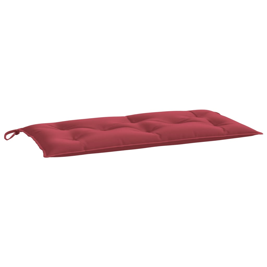 Vidaxl Garden bench cushion 110x50x7 cm Oxford fabric wine red