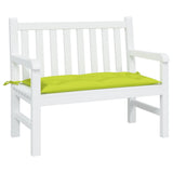 Vidaxl Garden Bench Poduszka 110x50x7 Cm Oxford Fabric Clear Green