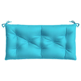 VidaXL Garden bench cushion 110x50x7 cm Fabric Turquoise