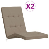 Cojines de silla de patio de Vidaxl 2 st oxford tela tope