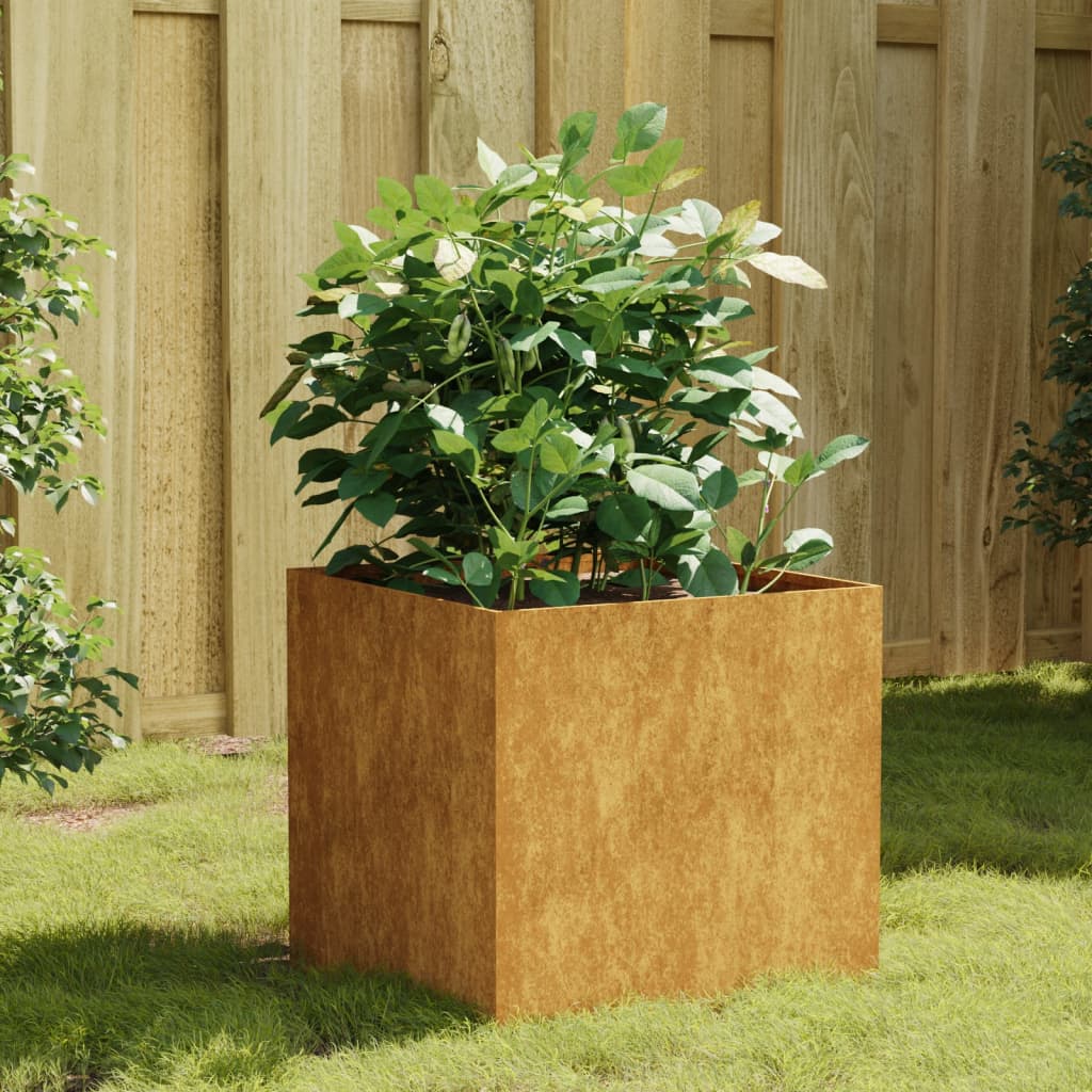 Vidaxl Planning Box 40x41x40 cm Corten Steel