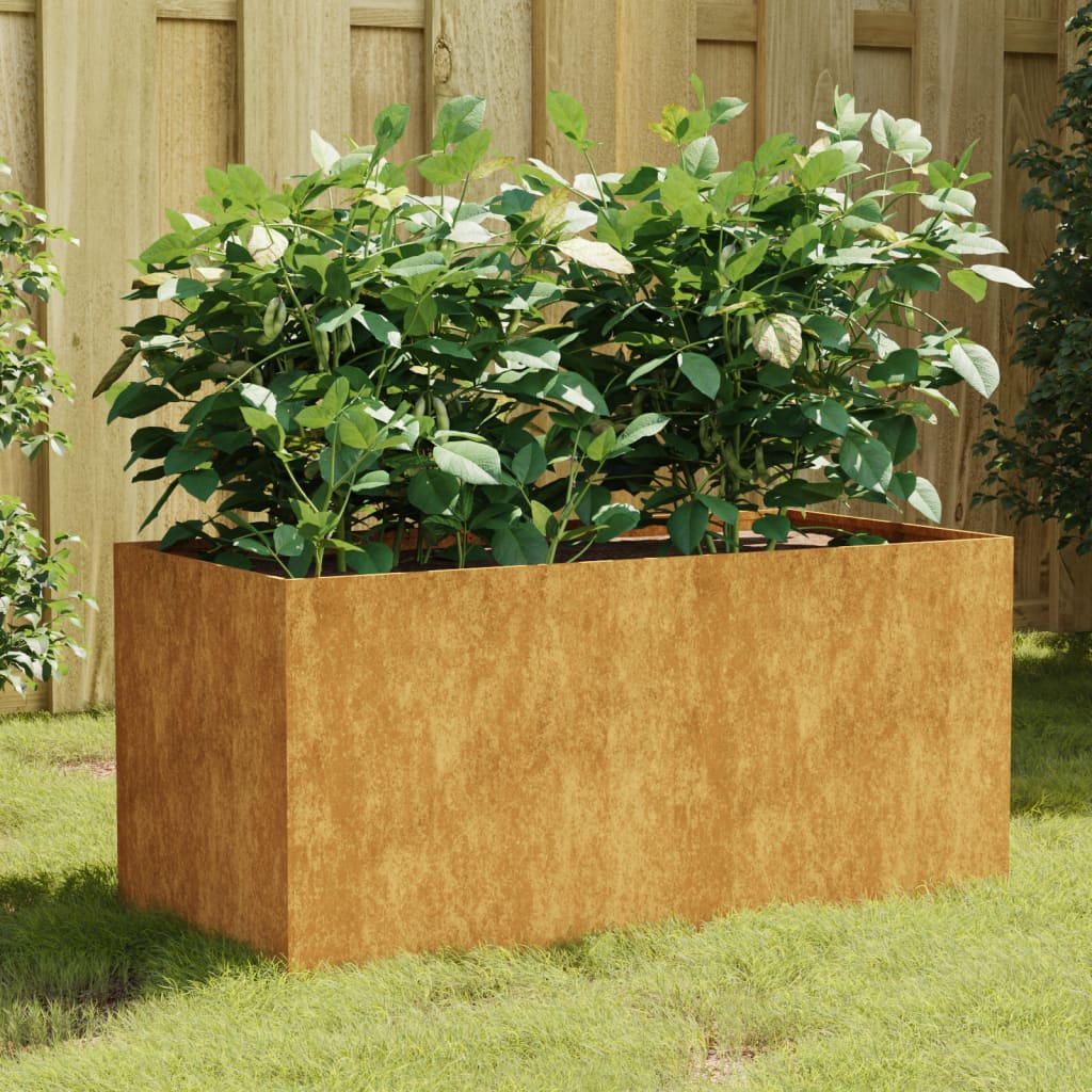 Vidaxl Planning Box 80x40x40 cm Corten Steel