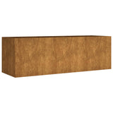 Sadzarka vidaxl podniesiona 120x40x40 cm Corten Steel