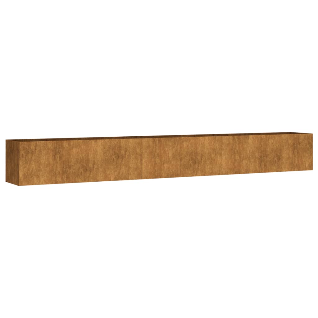 Vidaxl Sadzarka podniesiona 360x40x40 cm Corten Steel