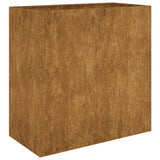 VidaXL Planning box 80x40x80 cm Corten steel