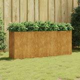 Vidaxl Sadzarka podniesiona 200x40x80 cm Corten Steel