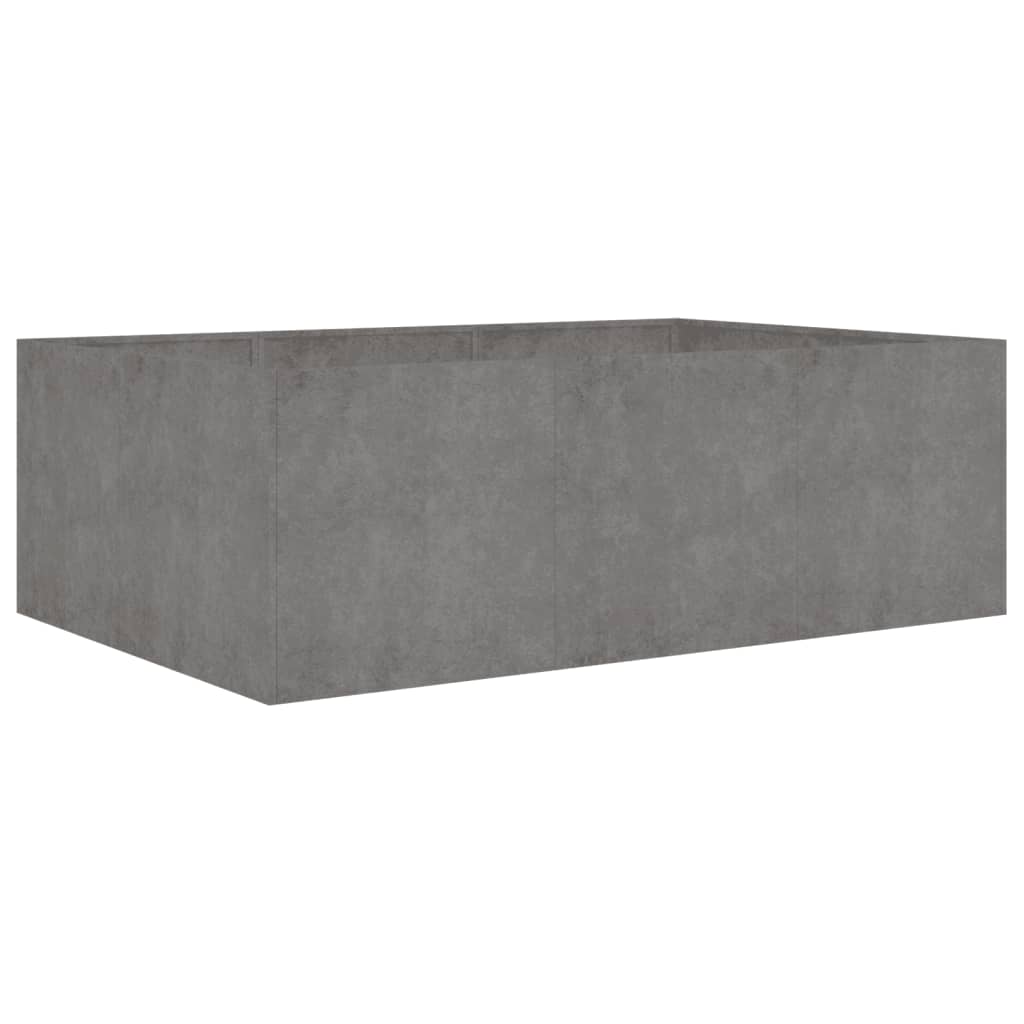 Sadzarka vidaxl podniesiona 120x80x40 cm Corten Steel