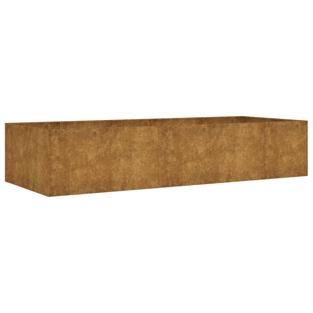 Vidaxl Sadzarka podniesiona 200x80x40 cm Corten Steel