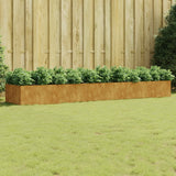 Vidaxl Planter hevet 360x80x40 cm Corten stål