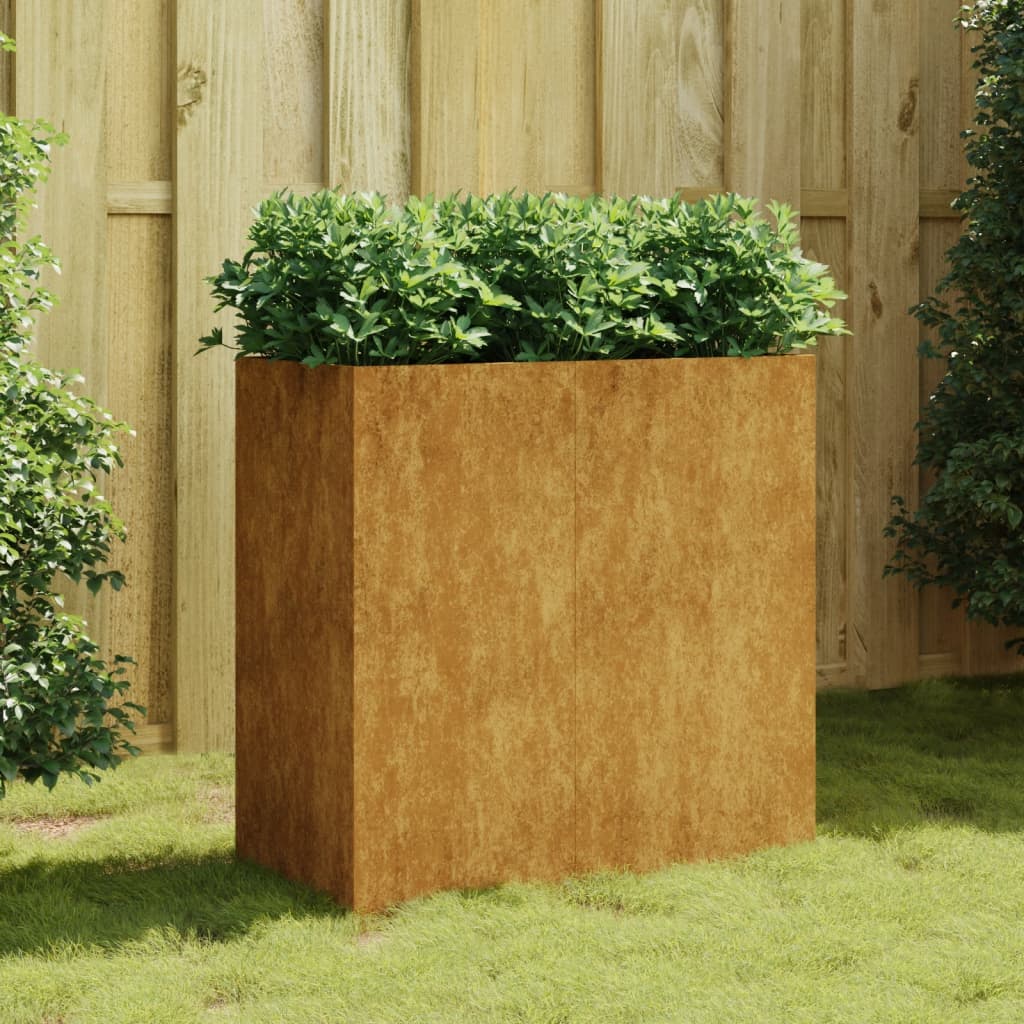 Vidaxl Planning Box 40x80x80 cm Corten Steel