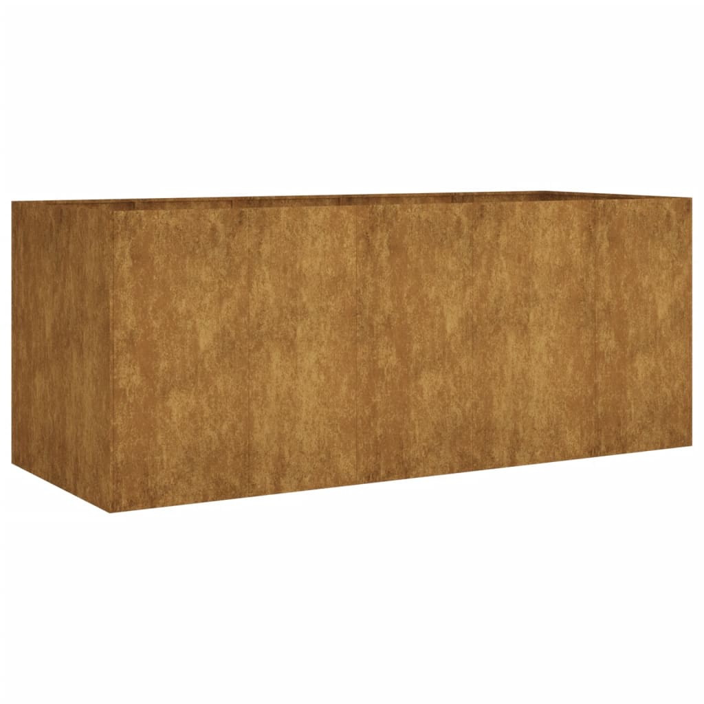 Vidaxl Sadzarka podniesiona 200x80x80 cm Corten Steel