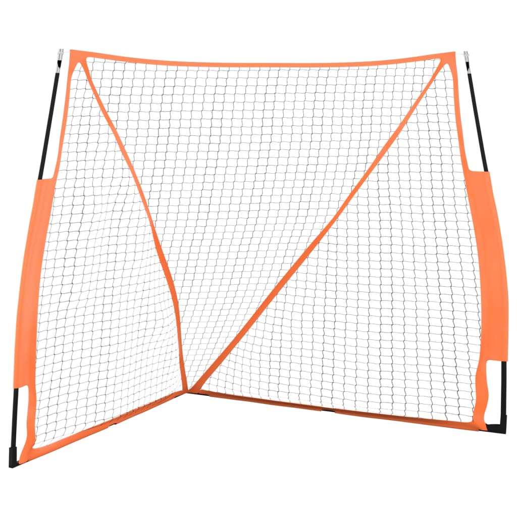 Vidaxl baseballová síť přenosná 183x182x183cm Steel Polyester Orange Black